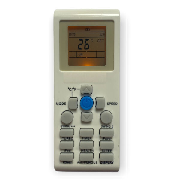 Compatible Aux AC Remote Control No. 171 (Backlight)