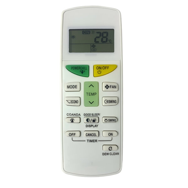 Upix Compatible Daikin AC Remote No. 132L (No Backlight)
