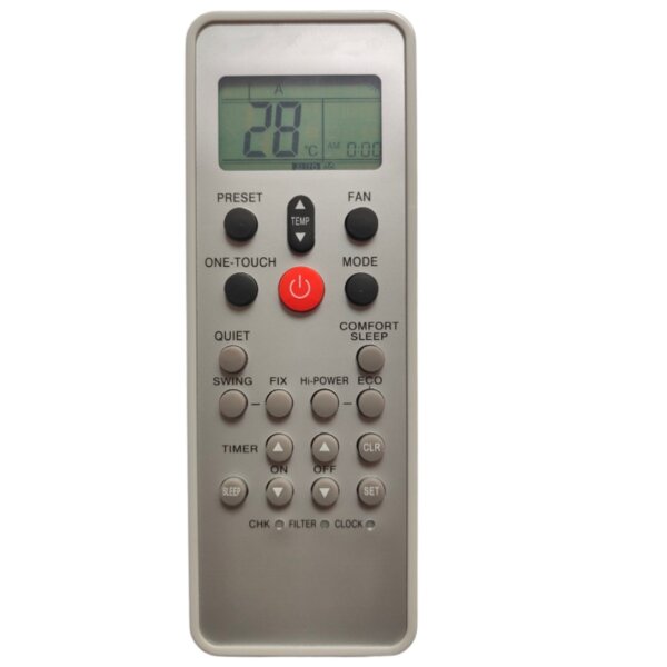 Upix Compatible Toshiba AC Remote No. 117 (No Backlight)