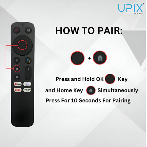 Upix Compatible for OnePlus Smart TV Remote No. 1230 (with Voice) - Image 2