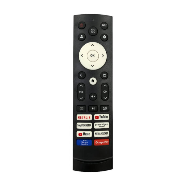 Upix Compatible for Vu Smart TV Remote No. 1257 (No Voice)