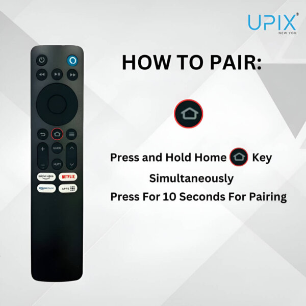 Upix Compatible for Mi Fire Smart TV Remote No. 1280 (with Voice) - Image 2
