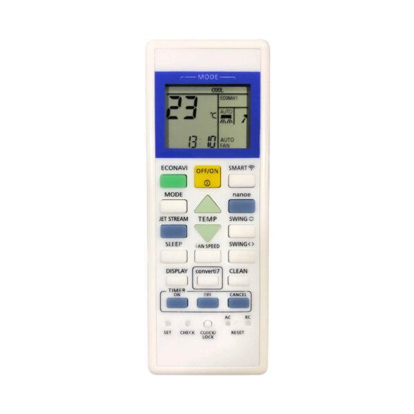 Upix Compatible for Panasonic 7 in 1 AC Remote No. 314 (No Backlight)