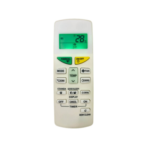 Upix Compatible for Daikin AC Remote No. 132L (with Backlight)