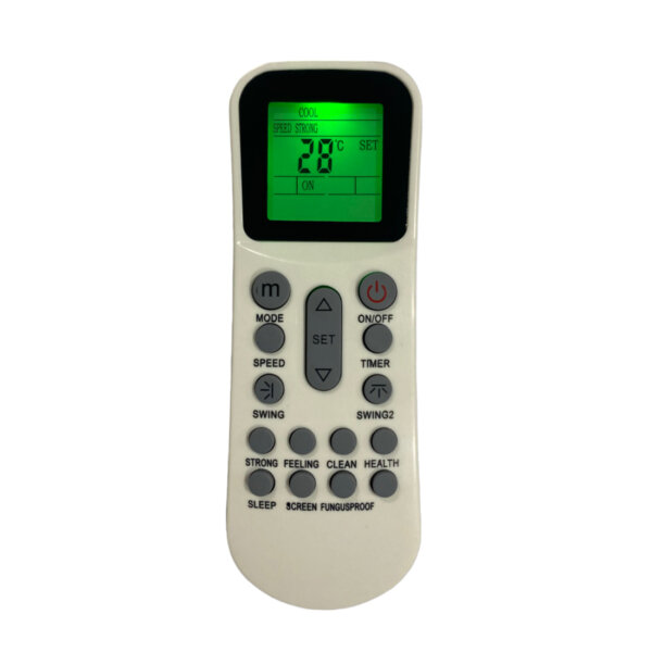 Upix Compatible Aux AC Remote No. 125 (with Backlight)