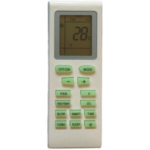 Upix Compatible Azure AC Remote No. 18 (No Backlight)