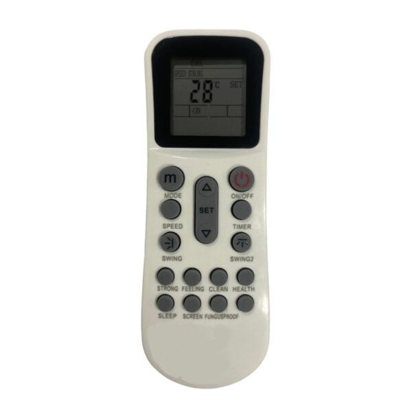 Upix Compatible Azure AC Remote No. 125 (No Backlight)