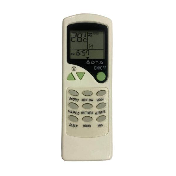 Upix Compatible Carrier AC Remote No. 7 (No Backlight)