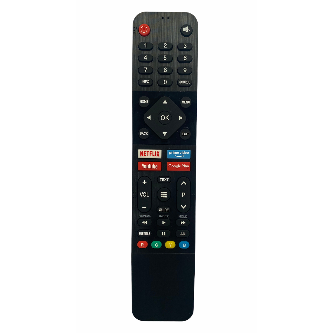 Upix Compatible Vu Smart TV Remote No. 748 (No Voice)