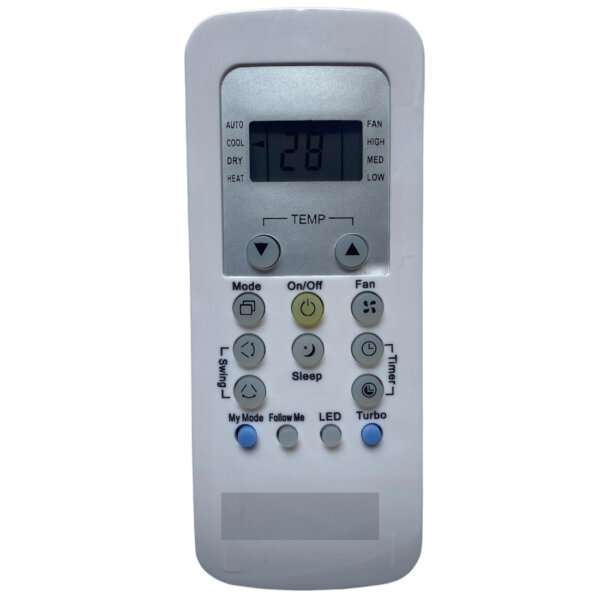 Upix Compatible Carrier AC Remote No. 148A (No Backlight)