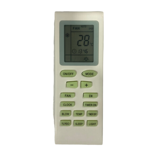 Upix Compatible Azure AC Remote No. 18A (No Backlight)