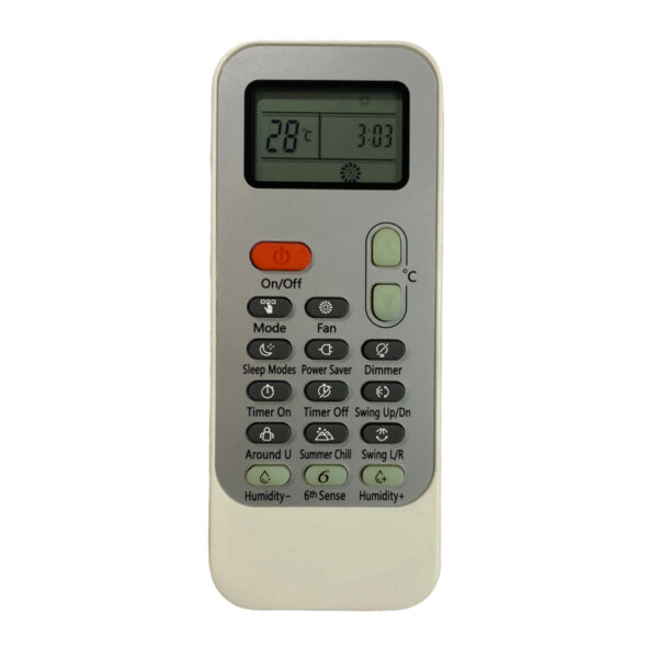 Upix Compatible Whirlpool AC Remote No. 129A (No Backlight)