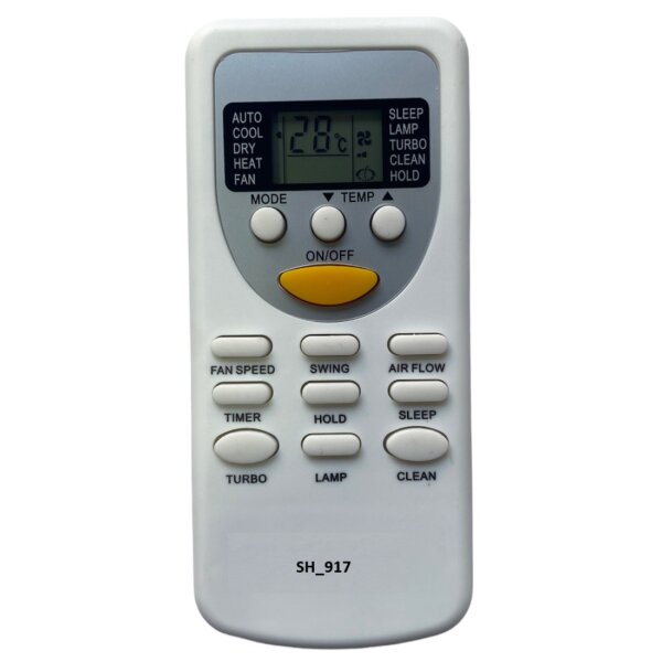 Upix Compatible Kenstar AC Remote No. 49 (No Backlight)