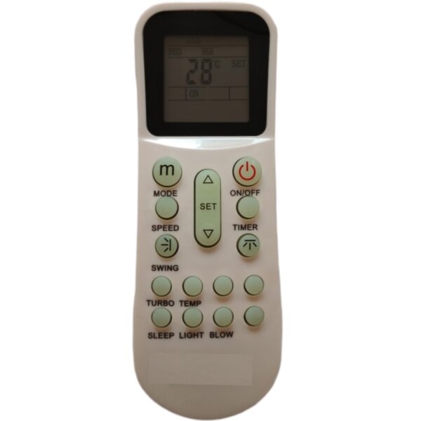 Upix Compatible Bluestar AC Remote No. 125A (No Backlight)