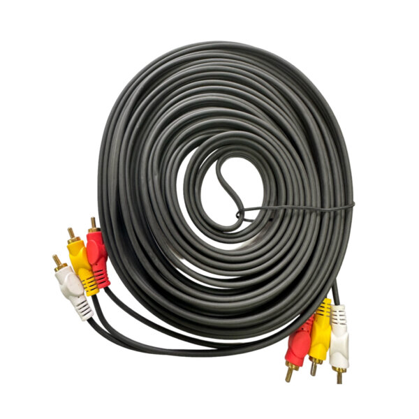 Upix 3RCA Male to 3RCA Male Audio Video Cable - 9.1m