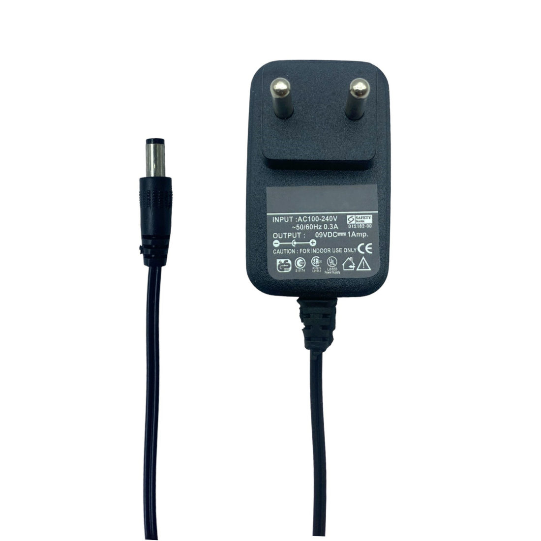 Upix 9V 1A DC Supply Power Adapter (with DC Pin)