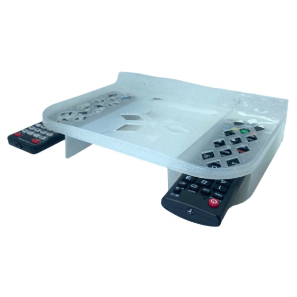 Upix DTH/Set Top Box Stand ABS Plastic Wall Shelf