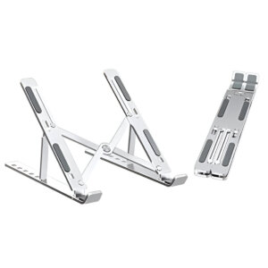 Upix 7 Angle Aluminum Laptop Stand Portable with Adjustable Height & Fully Foldable Raiser