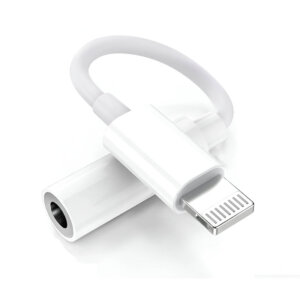 Upix Lightning to 3.5 mm Headphone/Earphone Jack Adapter, Compatible with iPhone 14/13/12/11