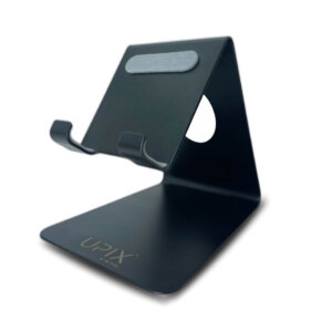 Upix Universal Mobile Holder Stand, Tabletop with Metal Body (Black)
