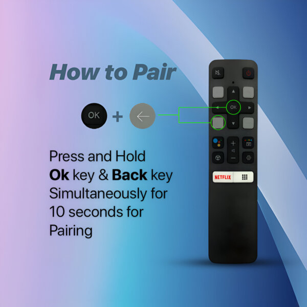 Upix Compatible for TCL Smart TV Remote No. 1290 (with Voice) - Image 2