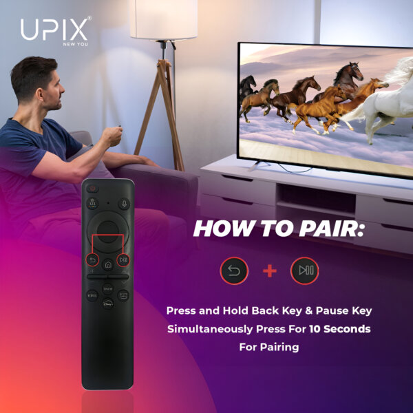 Upix Compatible for Samsung Smart TV Remote No. 1291 (with Voice) - Image 2