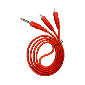 Upix Male to Male 6.35mm Amplifier to RCA Audio Cable 1.3 Meters