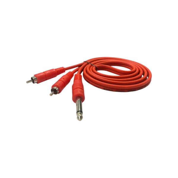 Upix Male to Male 6.35mm Amplifier to RCA Audio Cable 1.3 Meters - Image 2
