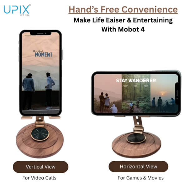 Upix Mobile Stand for iPhone, Samsung & All Smartphones – Office, Home Use - Image 5
