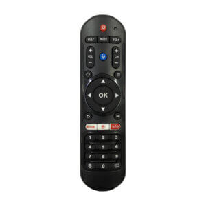 Upix Compatible for YC Smart TV Remote No. 1297 (No Voice)