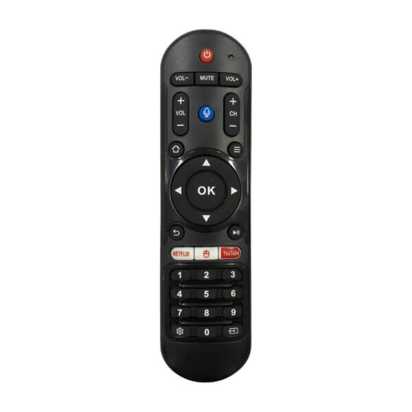 Upix Compatible for YC Smart TV Remote No. 1297 (No Voice)
