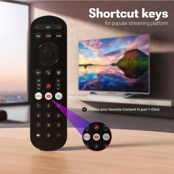 Upix Compatible for Airtel Xstream DTH Set Top Box Remote No. 1306 (with Voice) - Image 3