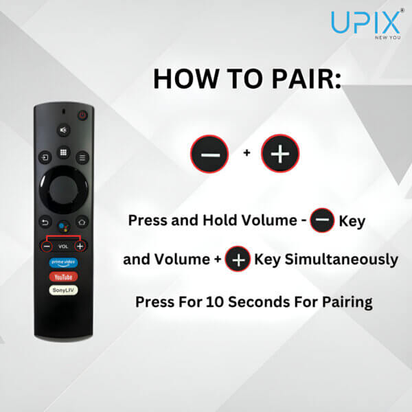 Upix Compatible for Kodak Smart TV Remote No. 1309 (with Voice) - Image 2
