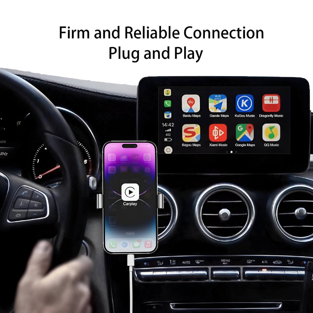 Upix Lightning to USB Cable Data Sync Fast Charging Cable, Compatible for iPhone 13, 12,11, X, 8, 7 (1 Metres) - White - Image 5