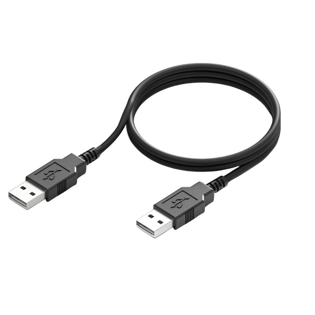 Upix USB A Male to USB A Male Cable for computer & laptop 1.3 Meters (4.3 Feet)