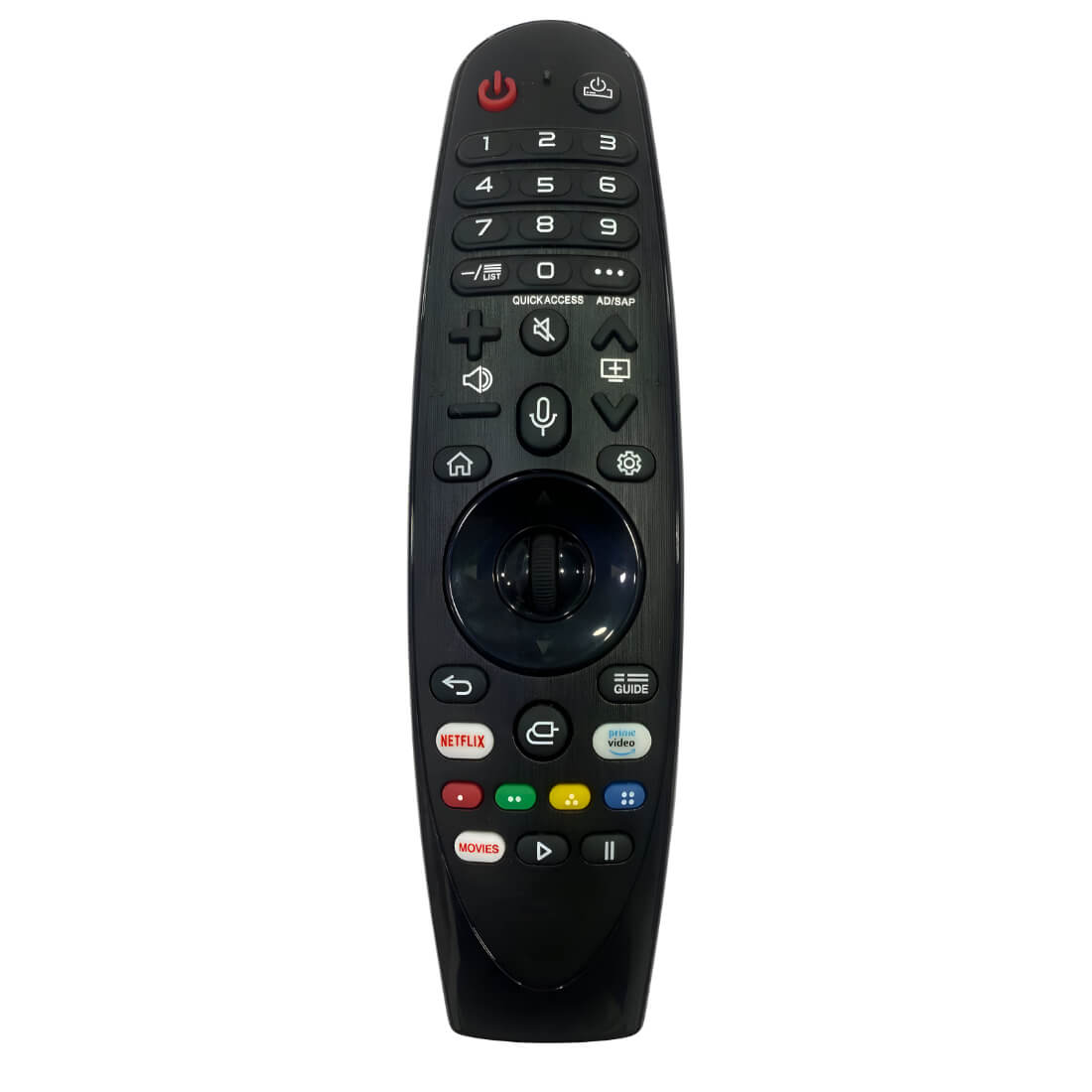 Upix Compatible for LG Smart TV Remote No. AKB75855501 (No Voice | Without Scroll Mouse Pointer)