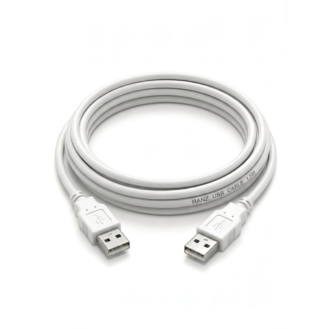 Upix USB A Male to USB A Male Cable for Computer & Laptop 1.3 Meters