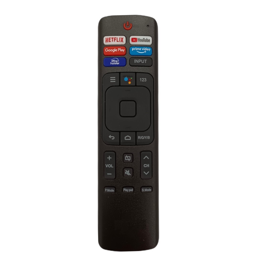 Upix Compatible Vu Smart TV Remote No. 1080 (No Voice)