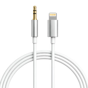 Upix Lightning to 3.5mm AUX Cable for iPhone | 1 Metre | Compatible with iphone 14/13/12/11/X/8/7/6 & iPad
