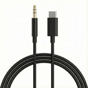 Upix USB-C to 3.5mm AUX Audio Cable for Car & Headphones | 1 Metre | Compatible with iPhone 16/15 Series, Galaxy S24, iPad Pro, Pixel