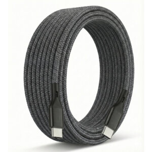 Upix Type C to Type C Fast Charging Data Cable | Nylon Braided | 3 Metres (9.8 Feet)