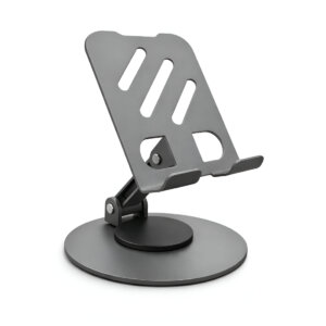 Upix Premium Metal Mobile Stand 360? Rotating Mobile Phone Stand for Desk