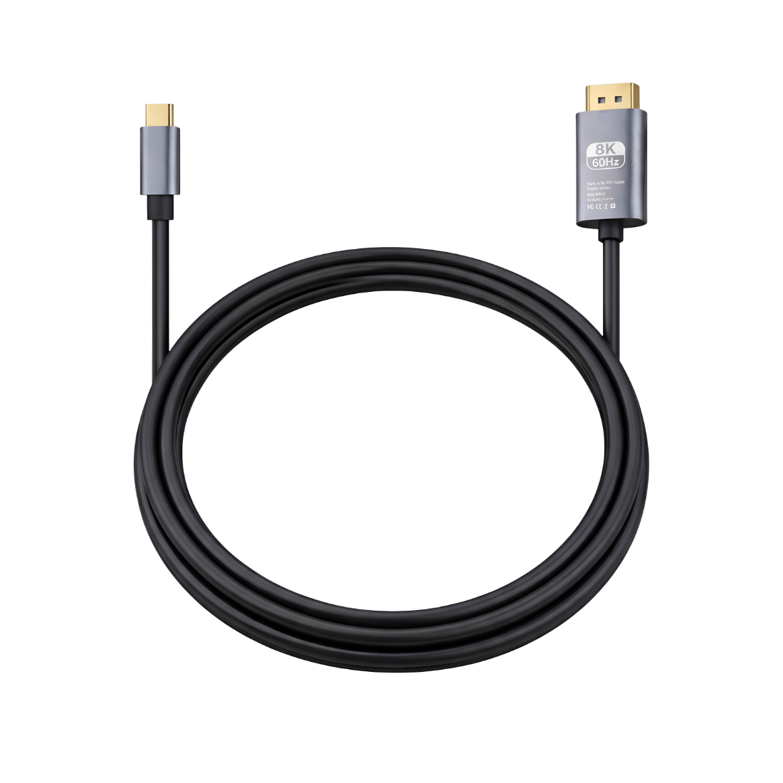 Upix Type C to DisplayPort Cable 1.5 Metres (4.92 Feet) | Thunderbolt Compatible for MacBook, Laptop, iPad, PC, Projector